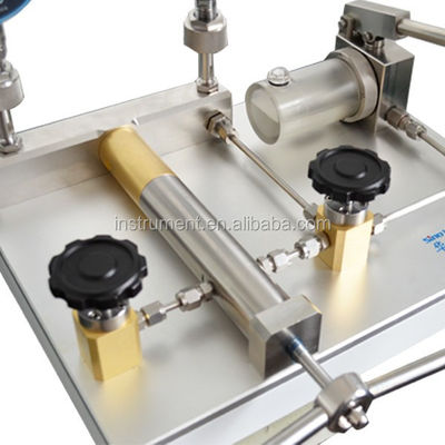 Bomba de ensayo de presión hidrostática manual de 1400bar HS728 para las industrias petroleras de alta presión