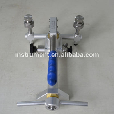 0.1mbar Resolución de ajuste HS703 Fuente de presión de calibración manual en Buna-N