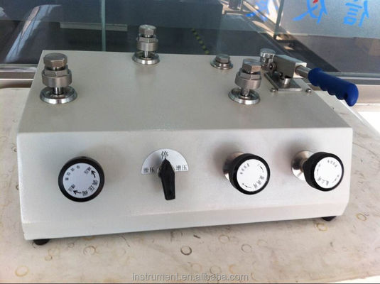 600 bar bomba de prueba de presión eléctrica con ajuste de 0,01 bar y 25 aceite de transformador