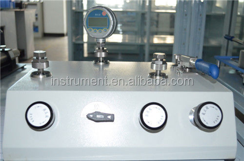 600 bar bomba de prueba de presión eléctrica con ajuste de 0,01 bar y 25 aceite de transformador
