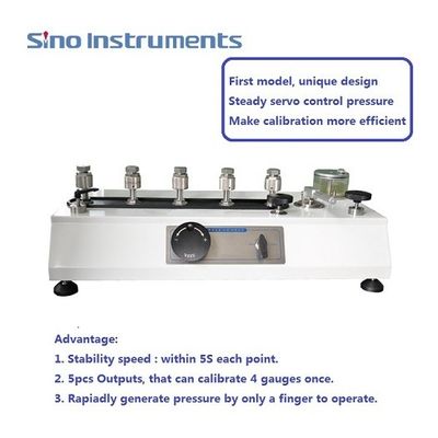 5 Salidas Equipo de calibración de presión eléctrica de salida múltiple HS318L para calibración
