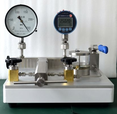 HS706 Comparador hidráulico para aceite Instrumento de ensayo de 0-1600 bar