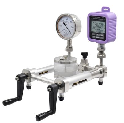 Ajuste de resolución 0.1kPa bomba de prueba de presión hidráulica portátil HS711A con 2.6kg de peso
