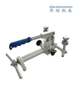 Bomba de calibración de presión neumática portátil de acero inoxidable
