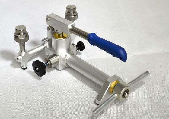 Bomba de calibración de presión neumática portátil de acero inoxidable