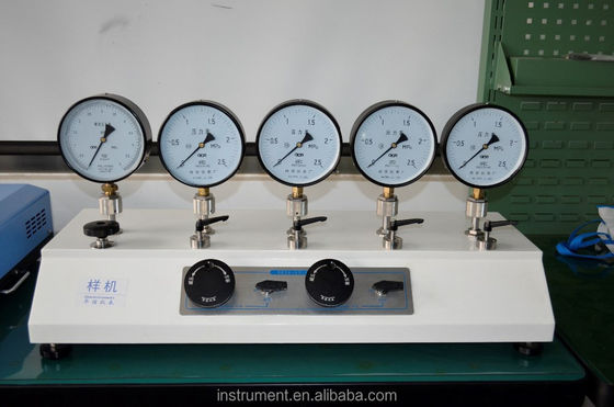 Banco de ensayo de presión eléctrica compatible con medios de aire HS316L