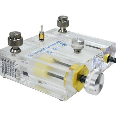 Bomba de presión de la parte de salida de acero inoxidable para calibración precisa del manómetro de presión del aire