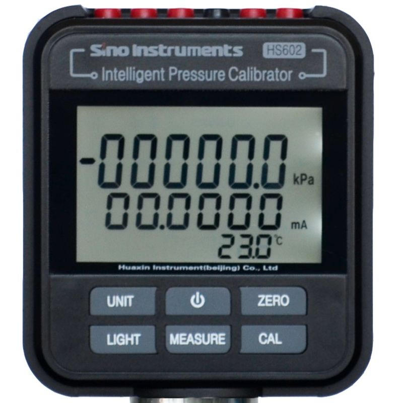 HS602 Calibrador de presión inteligente de 24 V de voltaje y corriente 4-20 mA para profesionales