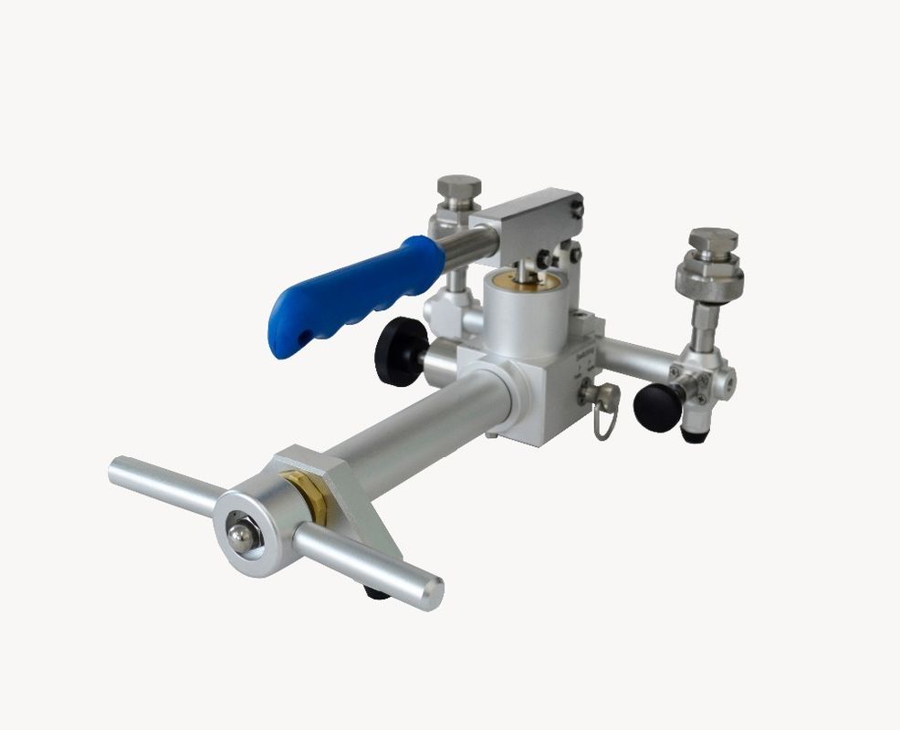 Calibrador de presión de la bomba de retención manual de 60 bar HS703 de alta presión de aire medio 286L*198W*140H mm