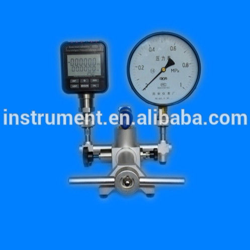 Bomba de mano neumática portátil para calibración de baja presión/vacío -0,95-60 bar Rango